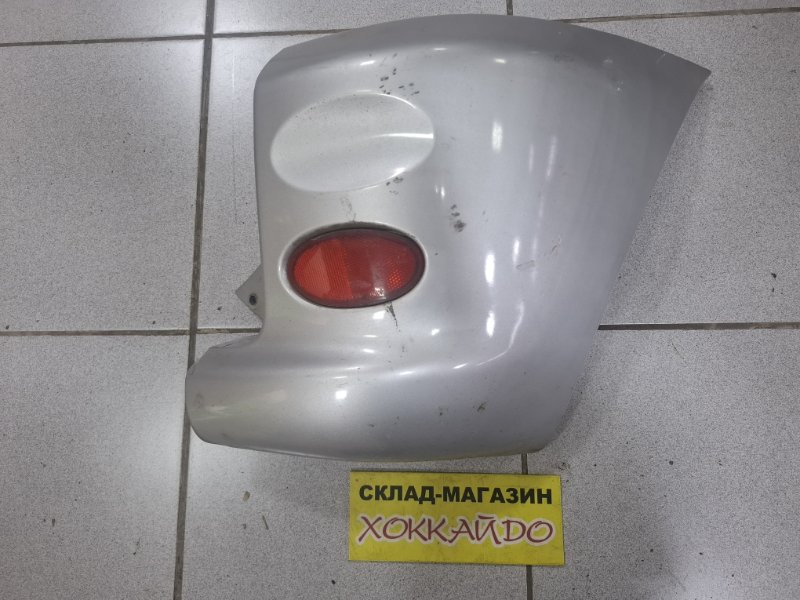 Бампер Toyota Funcargo NCP20 2NZ-FE 08.1999 задний правый (б/у)
