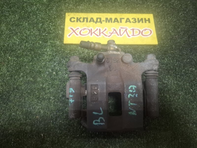 Суппорт Nissan X-Trail NT30 QR20DE 06.2003 задний левый (б/у)