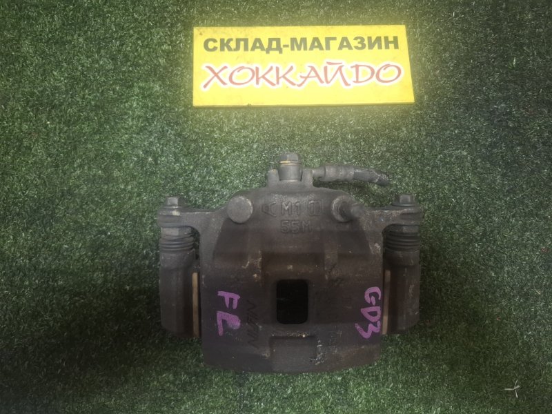 Суппорт Honda Fit GD3 L15A 12.2005 передний левый (б/у)