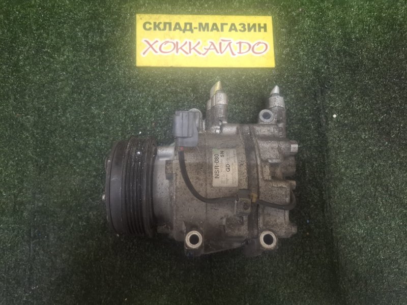 Компрессор кондиционера Honda Fit GD1 L13A 06.2001 (б/у)