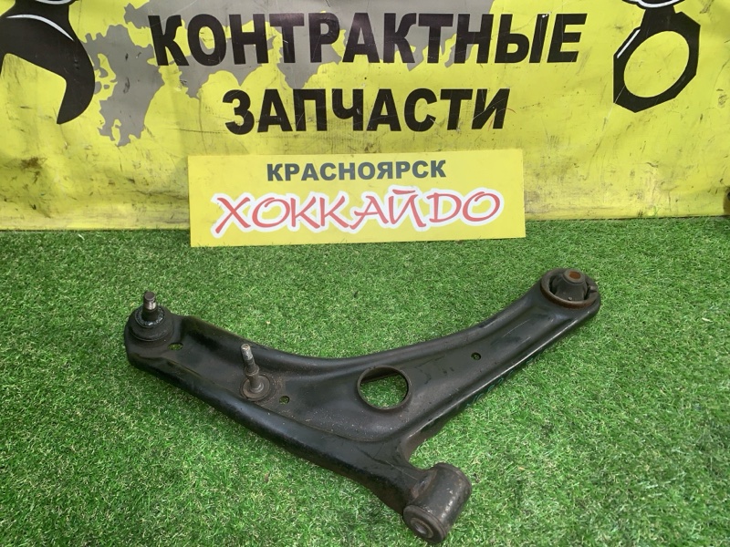 Рычаг подвески нижний Toyota Funcargo NCP20 2NZ-FE 08.1999 передний левый (б/у)