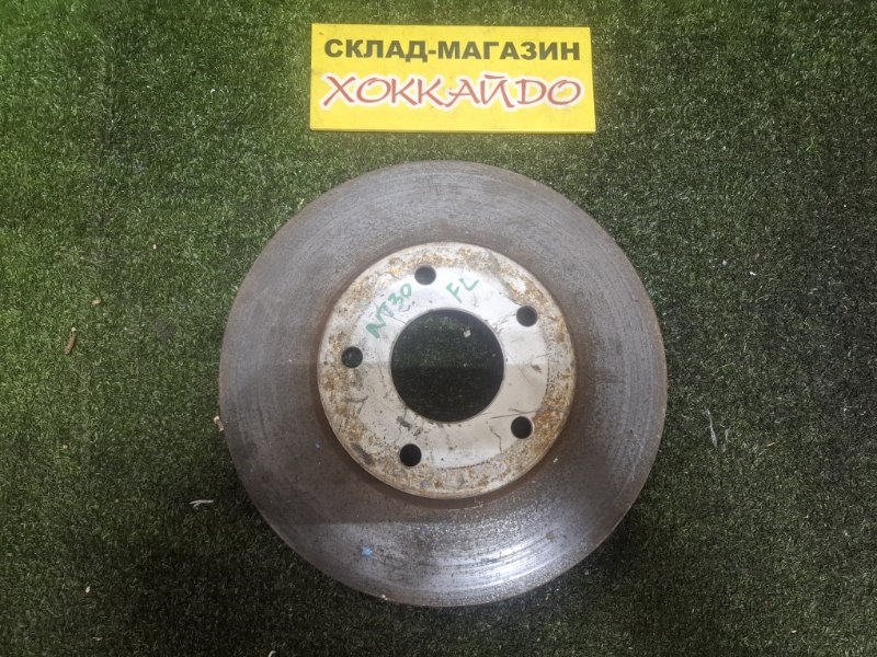 Диск тормозной Nissan X-Trail NT30 QR20DE 06.2003 передний левый (б/у)