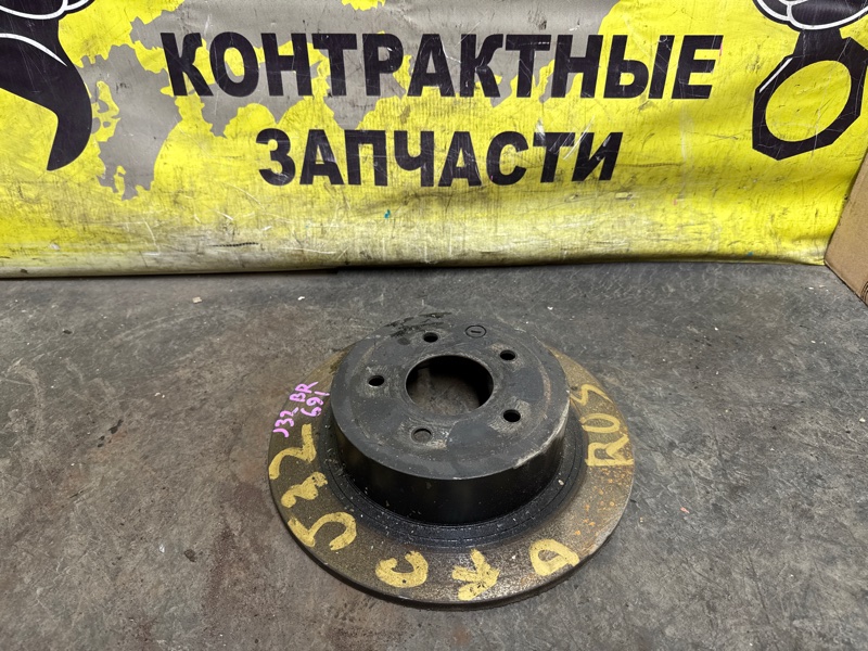 Диск тормозной Nissan Teana J32 VQ25DE 06.2008 задний (б/у)