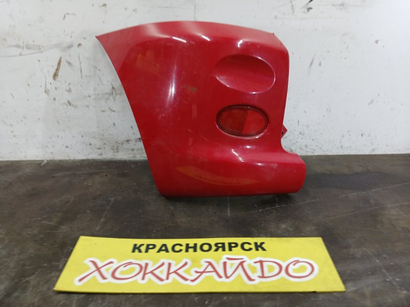 Бампер Toyota Funcargo NCP20 2NZ-FE 08.1999 задний левый (б/у)