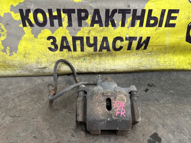Суппорт Toyota Funcargo NCP20 2NZ-FE 08.1999 передний правый (б/у)