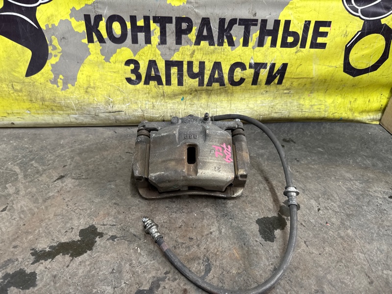 Суппорт Nissan X-Trail TNT31 QR25DE 08.2007 передний левый (б/у)