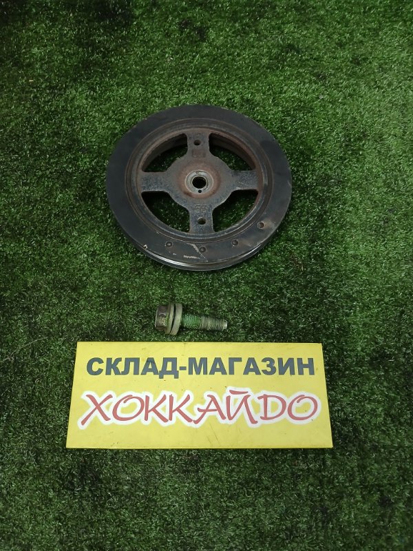 Шкив коленвала Toyota Vitz NCP10 2NZ-FE 01.1999 (б/у)