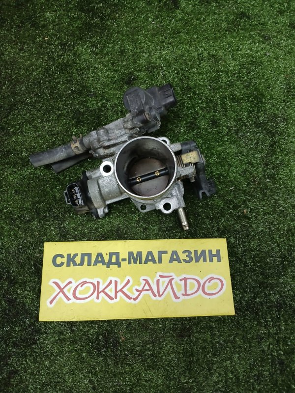 Заслонка дроcсельная Toyota Vitz NCP10 2NZ-FE 01.1999 (б/у)