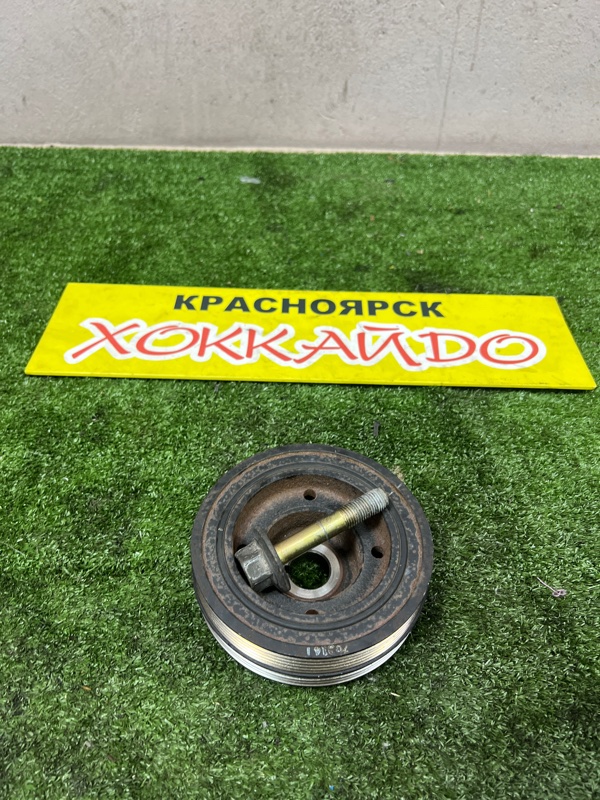 Шкив коленвала Subaru Forester SG5 EJ205 02.2002 (б/у)
