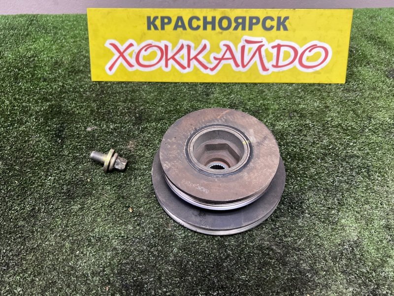 Шкив коленвала Honda Logo GA3 D13B 10.1996 (б/у)