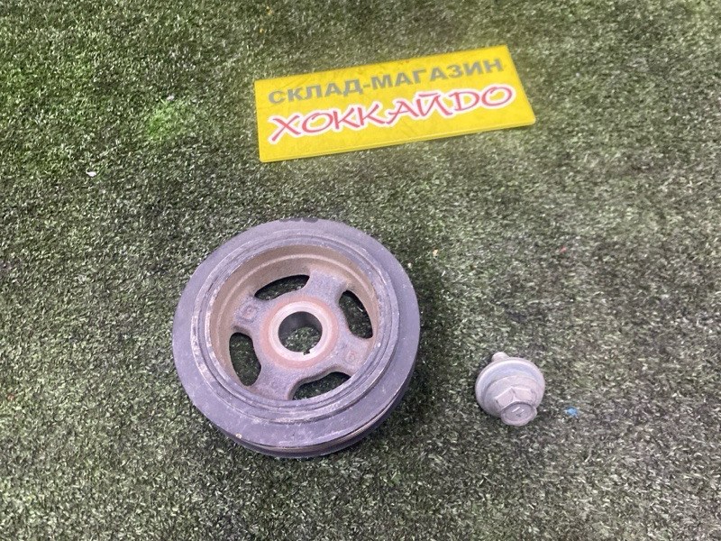 Шкив коленвала Toyota Wish ZNE10G 1ZZ-FE 09.2005 (б/у)