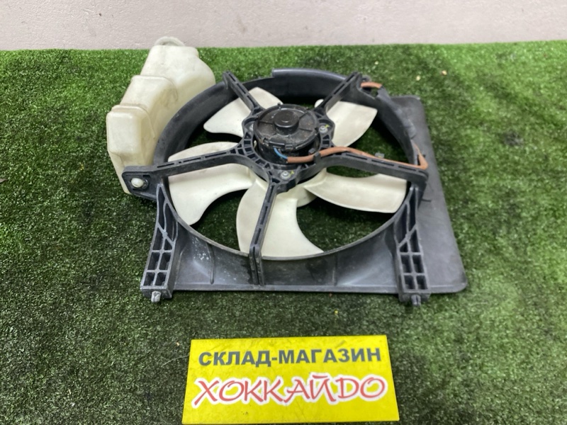 Вентилятор радиатора двигателя Honda FIT GD3 L15A 06.2004 левый (б/у)