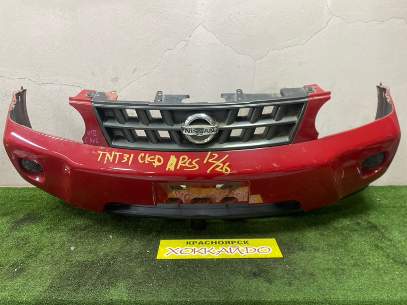 Бампер Nissan X-Trail TNT31 QR25DE 08.2007 передний (б/у) Бампер Nissan X-Trail TNT31 QR25DE 08.2007 передний (б/у)