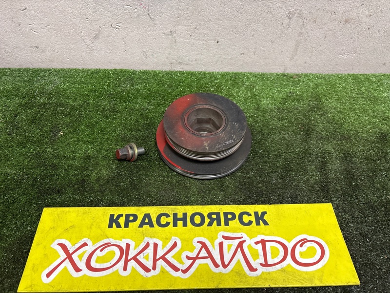 Шкив коленвала Honda Logo GA3 D13B 10.1996 (б/у)