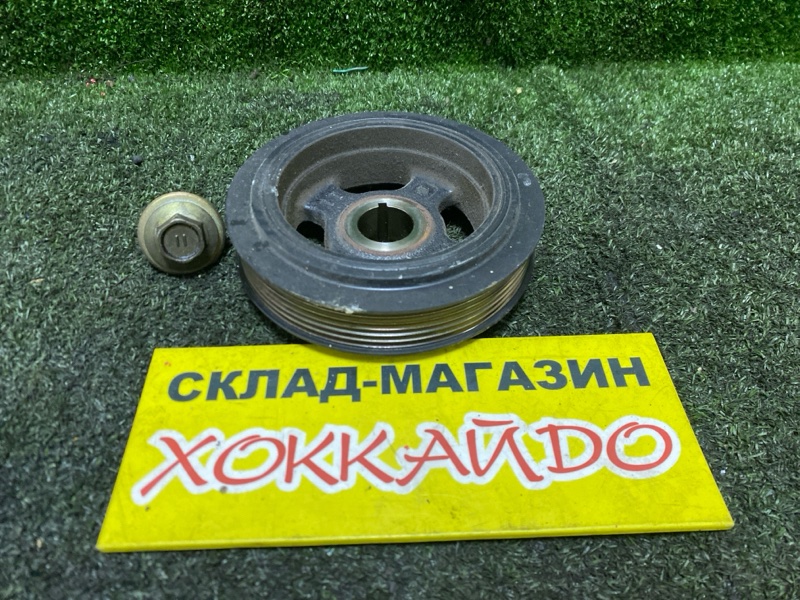 Шкив коленвала Toyota Wish ZNE10G 1ZZ-FE 01.2003 (б/у)