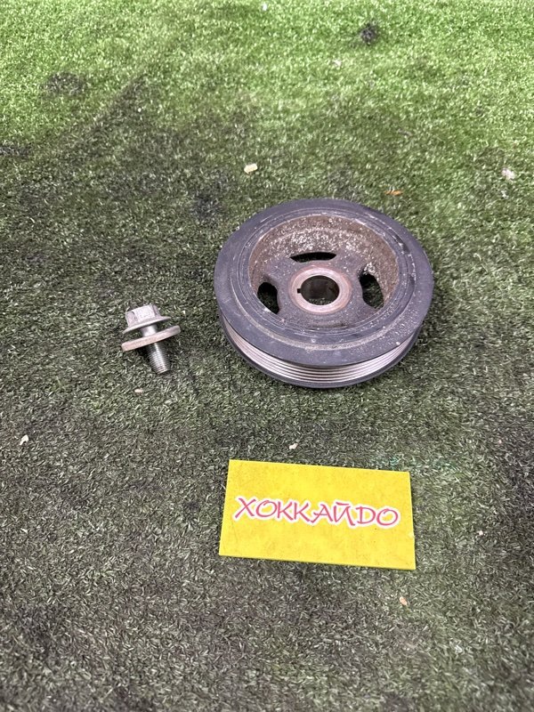 Шкив коленвала Toyota Wish ZNE10G 1ZZ-FE 01.2003 (б/у)