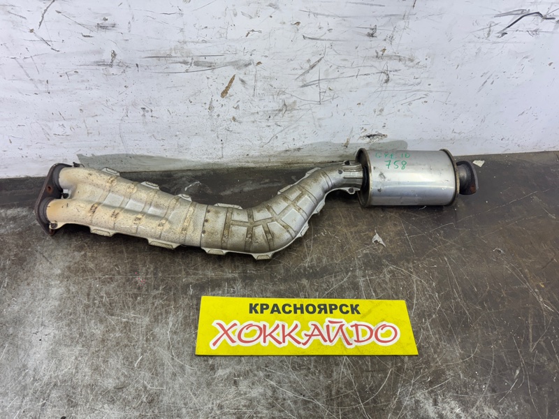 Труба приемная глушителя Toyota Altezza GXE10 1G-FE 10.1998 (б/у)