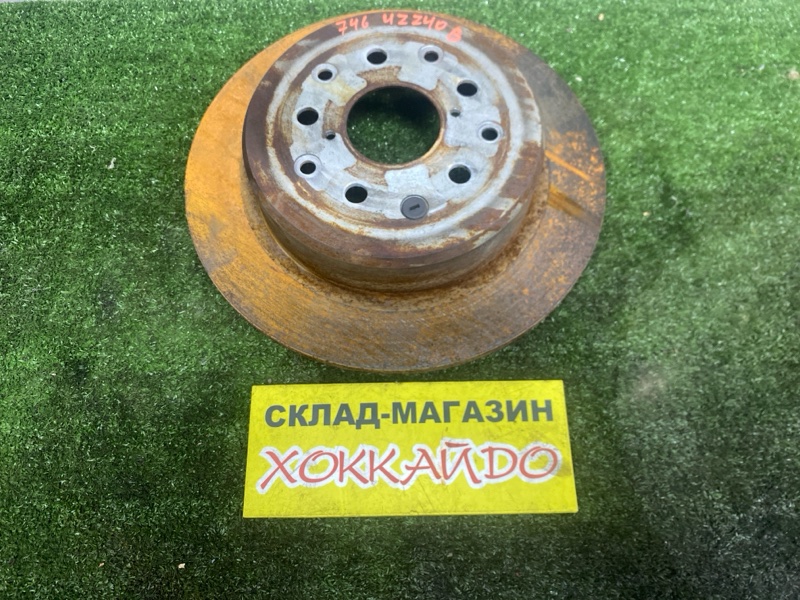 Диск тормозной Toyota Soarer UZZ40 3UZ-FE 04.2001 задний (б/у)