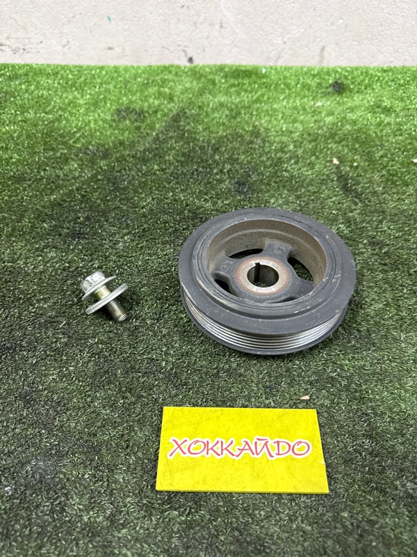 Шкив коленвала Toyota Wish ZNE10G 1ZZ-FE 09.2005 (б/у)