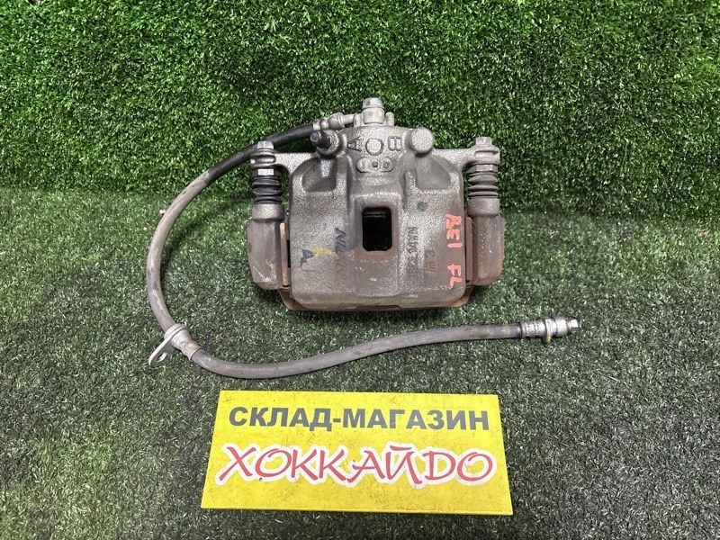 Суппорт Honda Edix BE1 D17A 07.2004 передний левый (б/у)