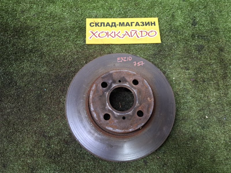 Диск тормозной Toyota Raum EXZ10 5E-FE 08.1999 передний (б/у)