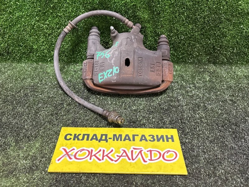 Суппорт Toyota Raum EXZ10 5E-FE 08.1999 передний правый (б/у)