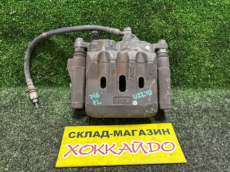 Суппорт Toyota Soarer UZZ40 3UZ-FE 04.2001 передний левый (б/у)