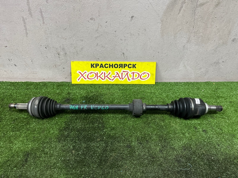 Привод Toyota Ist NCP60 2NZ-FE 05.2002 передний правый (б/у)