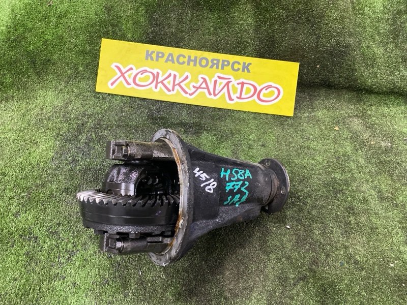 Редуктор моста Mitsubishi Pajero Mini H58A 4A30T 10.1998 задний (б/у)