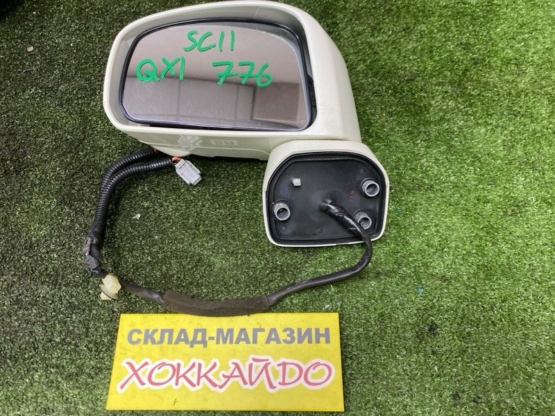 Зеркало боковое Nissan Tiida Latio SC11 HR15DE 01.2008 переднее левое (б/у)