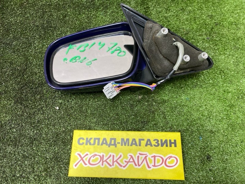 Зеркало боковое Nissan Sunny FB14 GA15DE 09.1995 переднее левое (б/у)