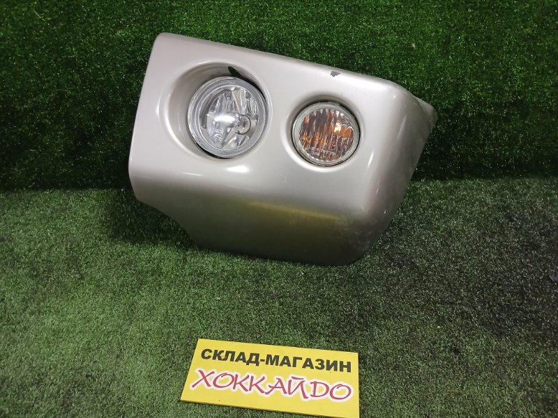 Бампер Mitsubishi Pajero Mini H58A 4A30T 10.1998 передний левый (б/у)