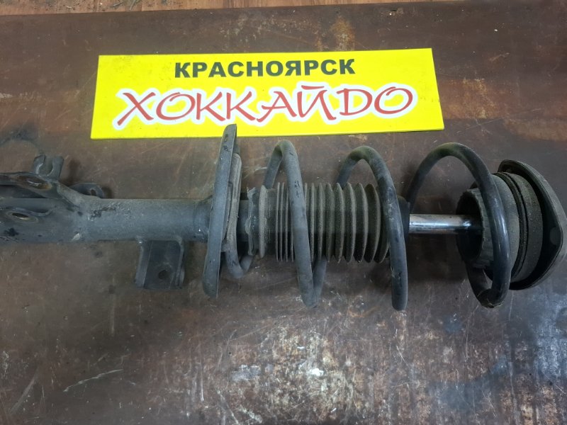 Стойка подвески Mazda Axela BM6FJ Z6 11.2013 передняя левая (б/у)