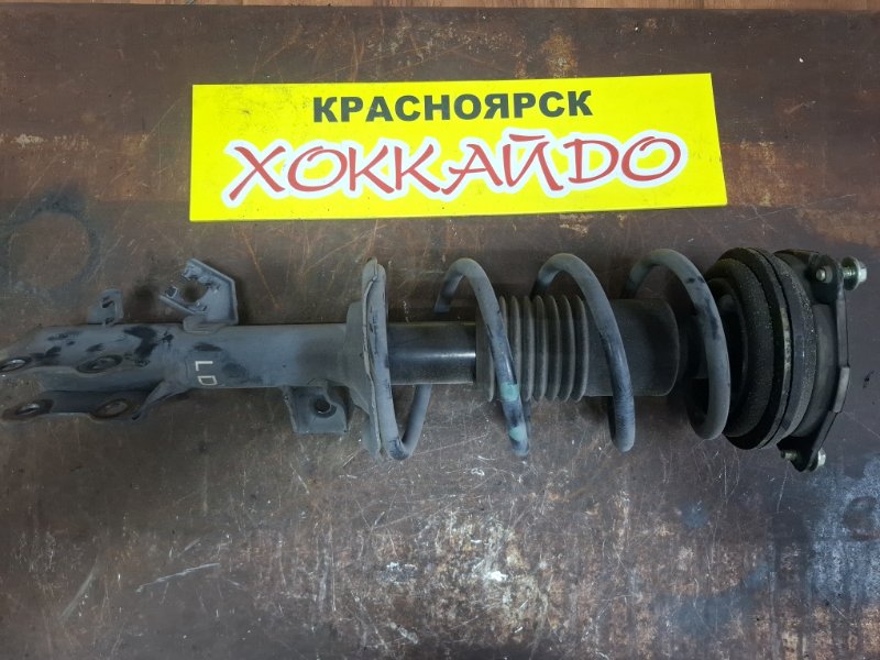 Стойка подвески Nissan Tiida Latio SC11 HR15DE 01.2008 передняя левая (б/у)