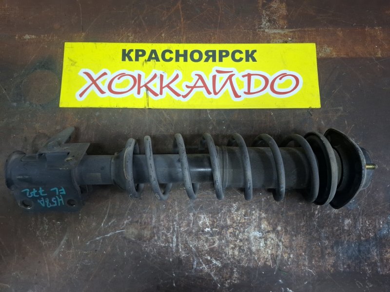 Стойка подвески Mitsubishi Pajero Mini H58A 4A30T 10.1998 передняя левая (б/у)