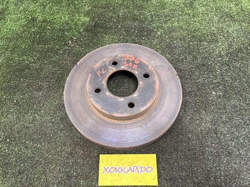 Диск тормозной Nissan Tiida Latio SC11 HR15DE 01.2008 передний (б/у)