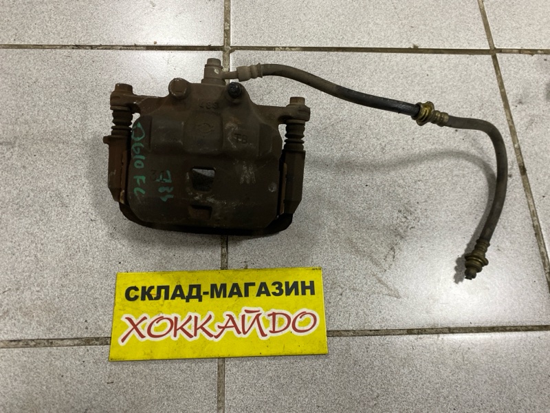 Суппорт Nissan Bluebird Sylphy QG10 QG18DE 02.2003 передний левый (б/у)