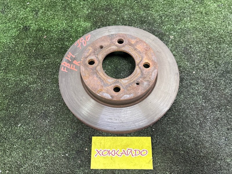 Диск тормозной Nissan Sunny FB14 GA15DE 09.1995 передний (б/у)
