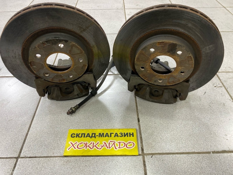 Суппорт Mitsubishi Lancer X CY4A 4B11 08.2007 передний (б/у)