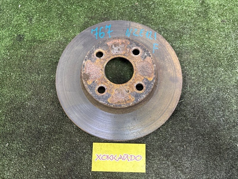 Диск тормозной Toyota Allex NZE121 1NZ-FE 01.2001 передний (б/у)