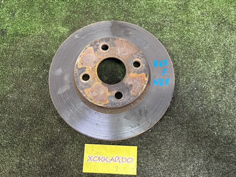 Диск тормозной Toyota Allex NZE121 1NZ-FE 01.2001 передний (б/у)