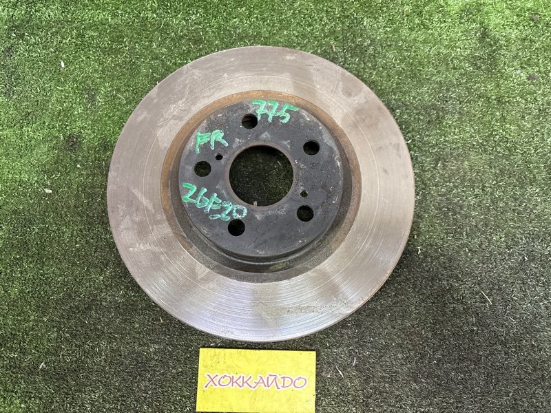 Диск тормозной Toyota Wish ZGE20G 2ZR-FAE 04.2012 передний (б/у)