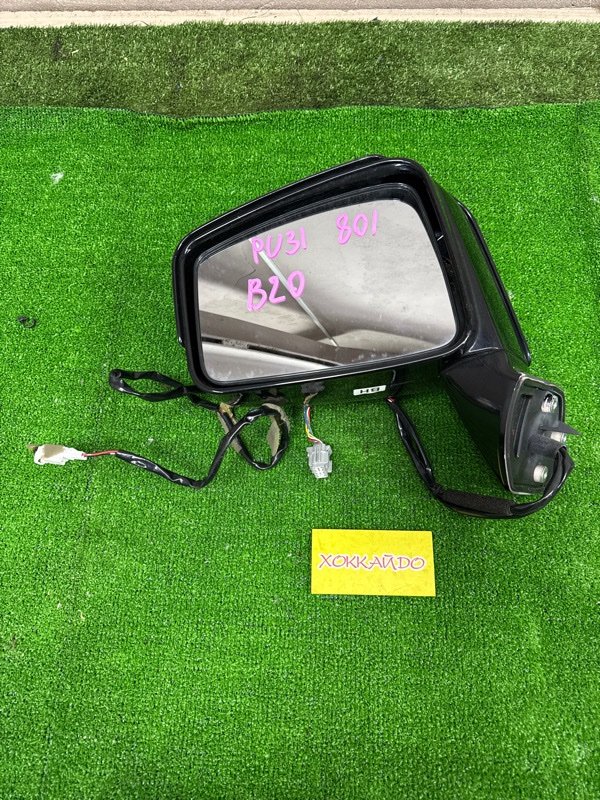 Зеркало боковое Nissan Presage PU31 VQ35DE 05.2006 переднее левое (б/у)
