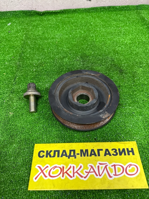 Шкив коленвала Honda Stepwgn RF4 K20A 04.2001 (б/у)