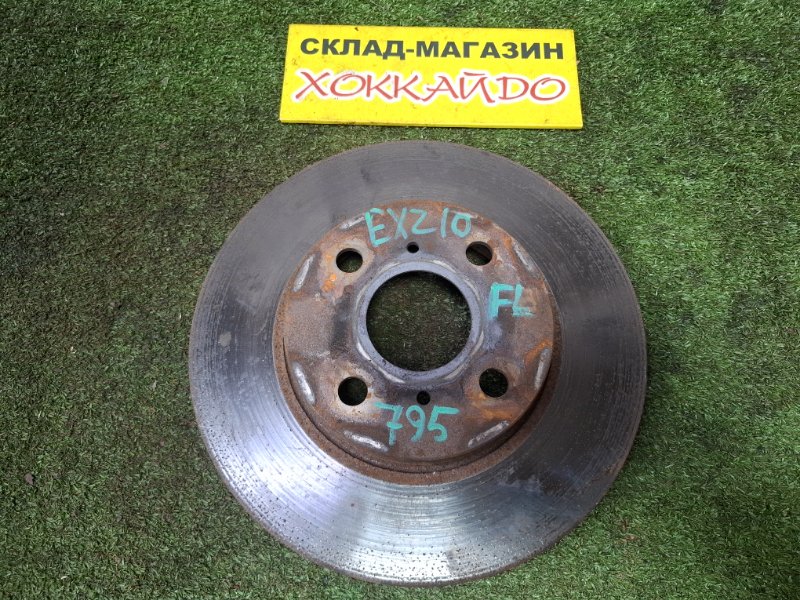 Диск тормозной Toyota Raum EXZ10 5E-FE 08.1999 передний (б/у)
