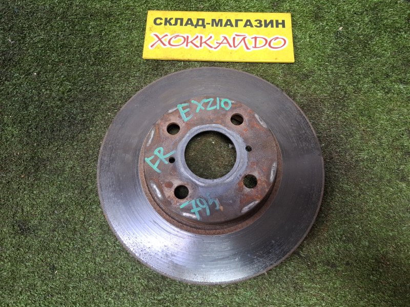 Диск тормозной Toyota Raum EXZ10 5E-FE 08.1999 передний (б/у)