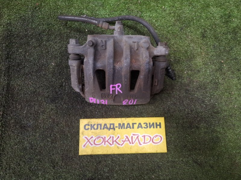 Суппорт Nissan Presage PU31 VQ35DE 05.2006 передний правый (б/у)