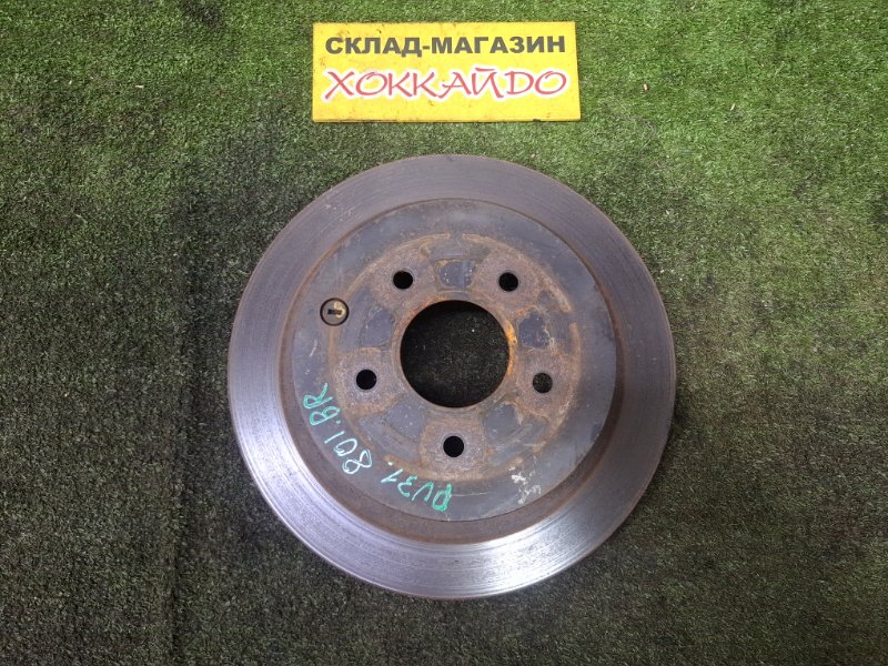 Диск тормозной Nissan Presage PU31 VQ35DE 05.2006 задний (б/у)