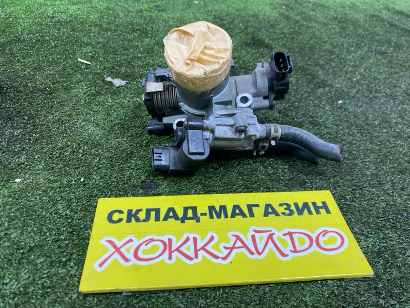 Заслонка дроcсельная Toyota Allex NZE121 1NZ-FE 01.2001 (б/у)