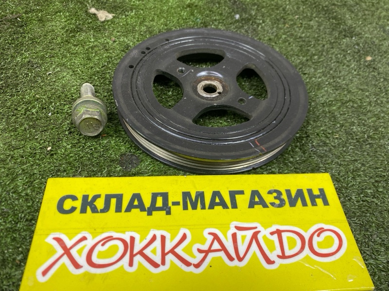 Шкив коленвала Toyota Allex NZE121 1NZ-FE 01.2001 (б/у)
